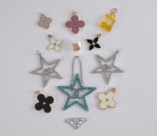 Big Lot of 12 GG GUCCI Gold Tone Button  Zipper Pull  mix cc