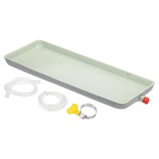 PATIKIL Air Conditioner Drip Tray, 28 x 9.4 Inch (71 x 24 1 x 1 x 1 cm, White