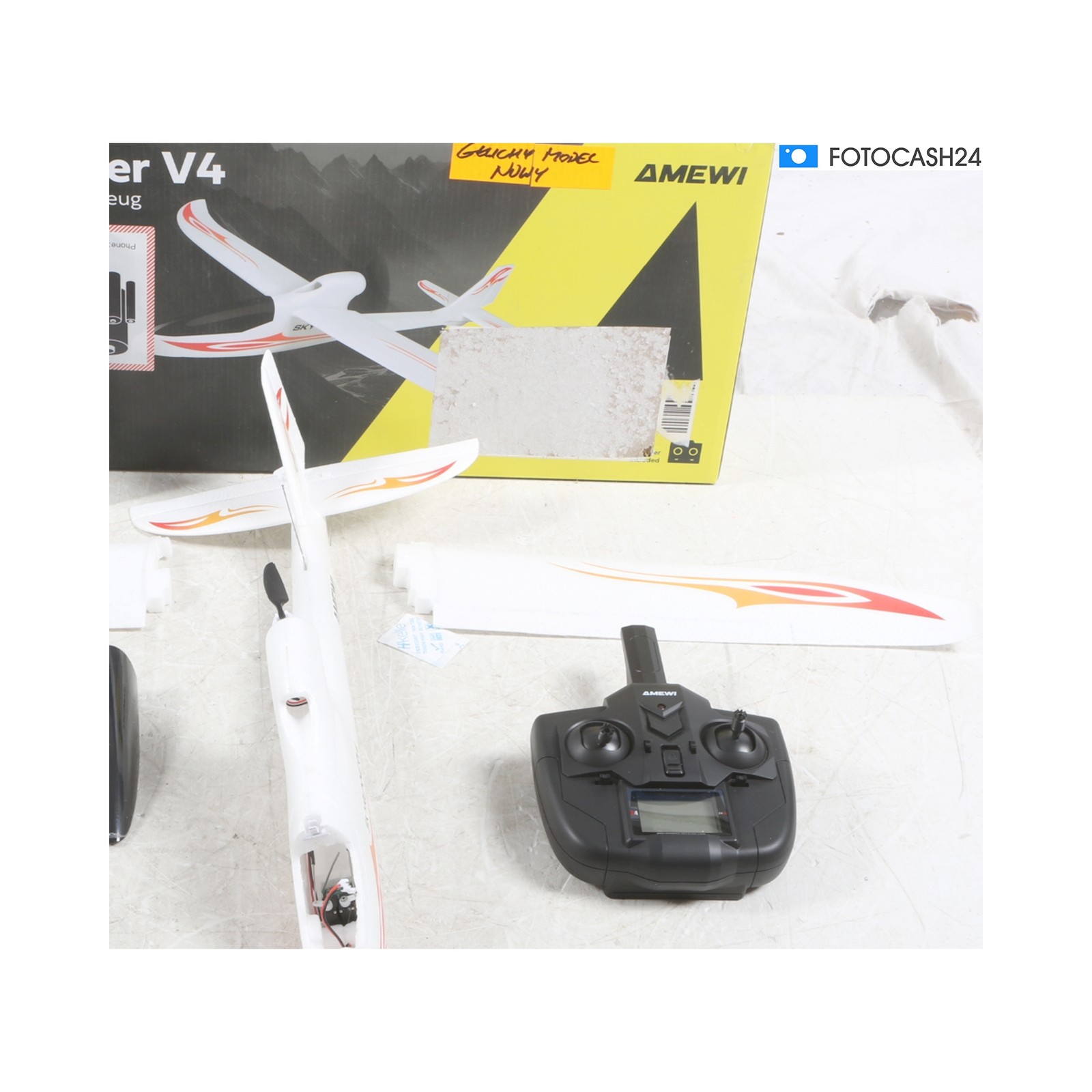 Amewi Skyrunner V3 Gyro Rc Aircraft RtR 750... + Defect (287703)