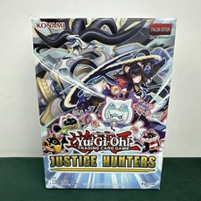 TCG 2025 Yugioh Justice Hunters 1st Edition mini Box 4-Packs Sealed New
