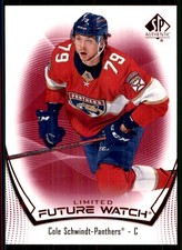 2021-22 SP Authentic Future Watch Acetate Cole Schwindt Florida Panthers #193