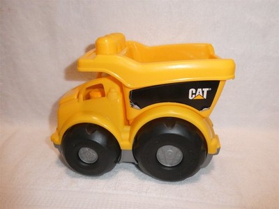 Mega Bloks Blocks Yellow Cat Caterpillar Construction Dump Truck Toddler Toy