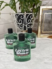 Williams Lectric Shave Electric Rotary Razor Pre-Shave For Men 7 Oz Lot of 3