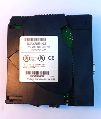 GE Fanuc IC693CPU364-CJ CPU Module 240K User Memory, Damaged  Case