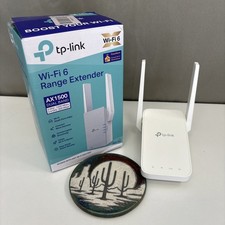TP-Link AX1500 WiFi 6 Range Extender RE515X White Wall Plug 1500 Ft Dual Band