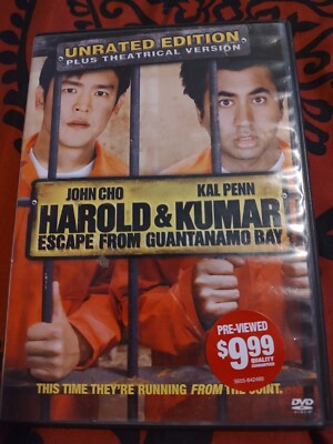 Harold & Kumar Escape from Guantanamo Bay (DVD, 2008)