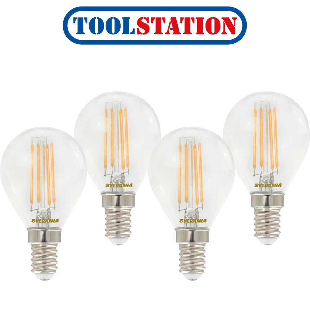 Sylvania LED RT Filament Mini Globe Lamp 4.5W SES E14 470lm eBay