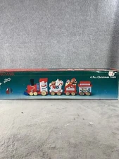 Christmas Santa Express Porcelain Train Set Exclusive Ron Gordon Designs Inc.