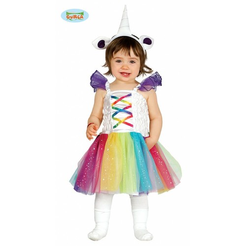 COSTUME UNICORNO CARNEVALE VESTITO GUIRCA NEONATA UNICORN BAMBINA NEONATA  ABITO | eBay