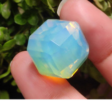 113.25 Ct Natural Green Opal Cube Welo Australian Certified Untreated Gemstone