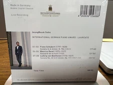JeungBeum Sohn - International German Piano Award Winner, 1 CD, Genuin, 2020