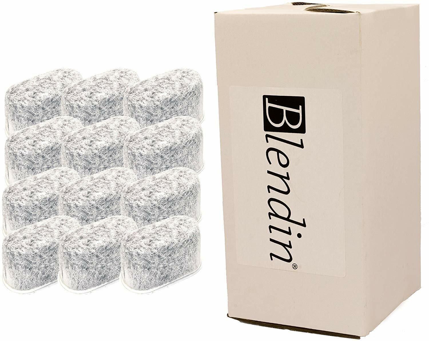 Blendin Charcoal Water Filter,Compatible with Sears Kenmore Coffeemaker, 12 Pack