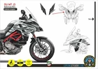 Stickers Full Fairings Fairing DUCATI Multistrada 950 & 950S - Du MT j3