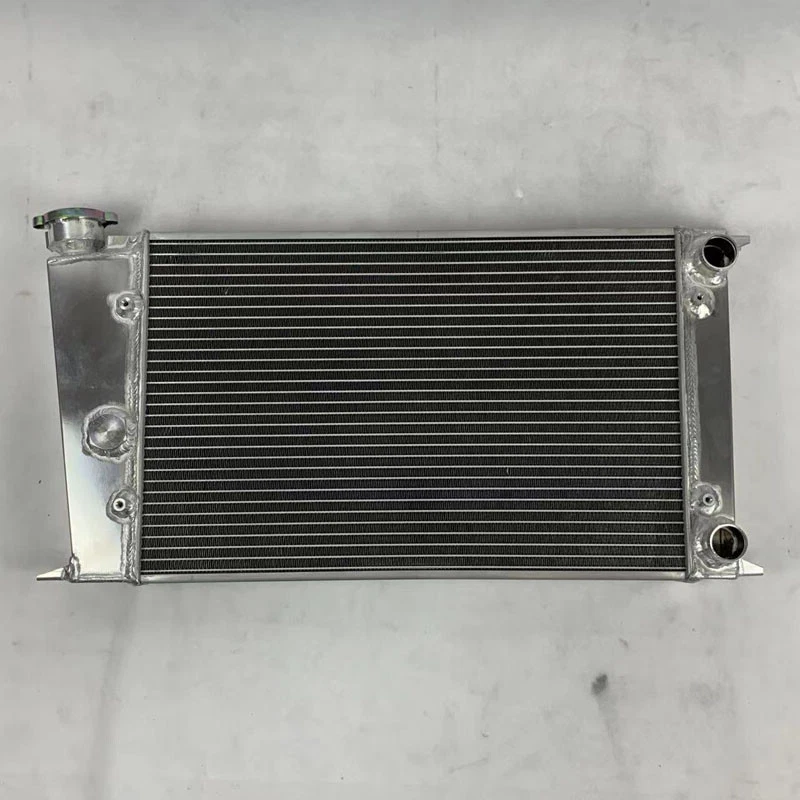 Radiador de aluminio de 2 filas para VW GOLF MK1 Jetta SCIROCCO GTI 1984-1991 1,6 L 1,8 L Foto 2 de 4