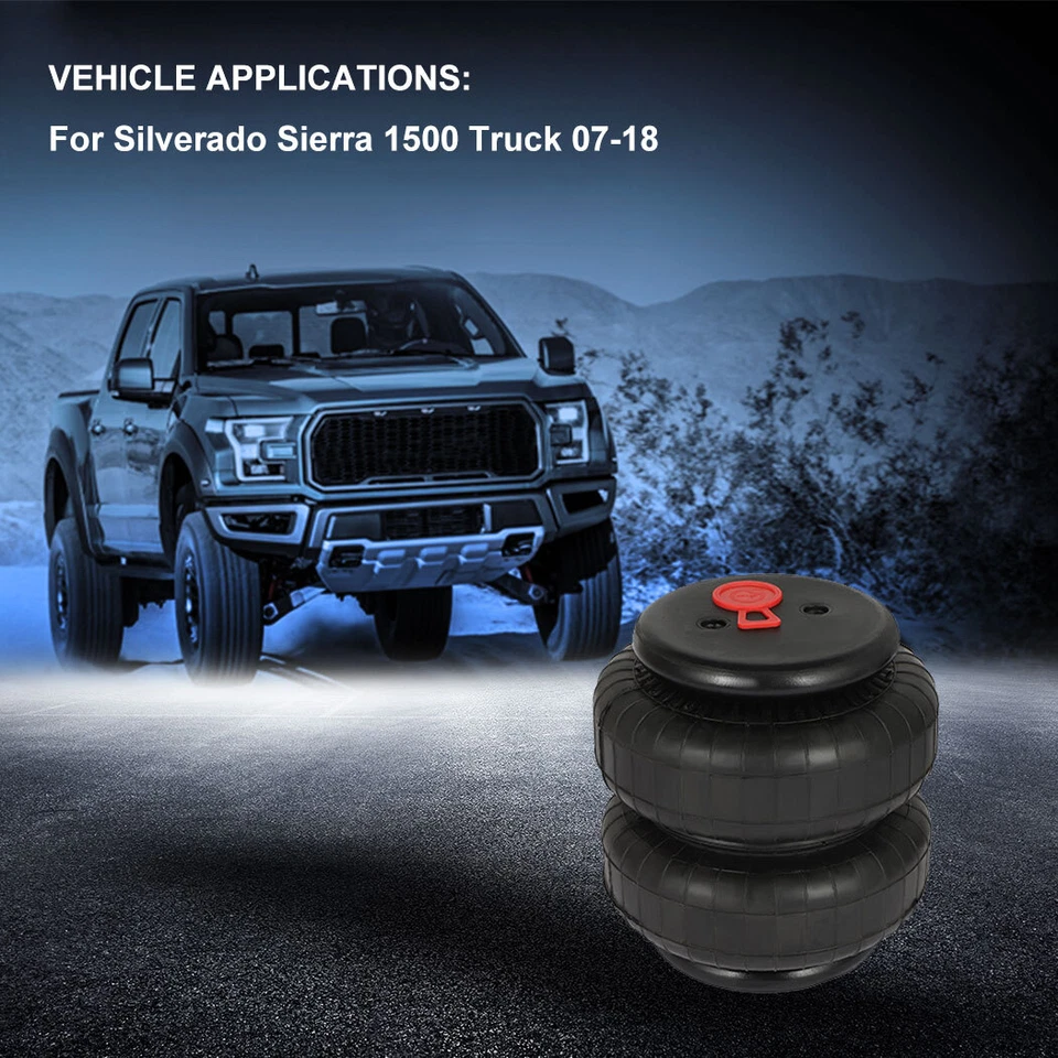 Kit de remolque de suspensión neumática sobre carga bolsa trasera para camioneta Silverado Sierra 1500 07-18 Foto 4 de 4