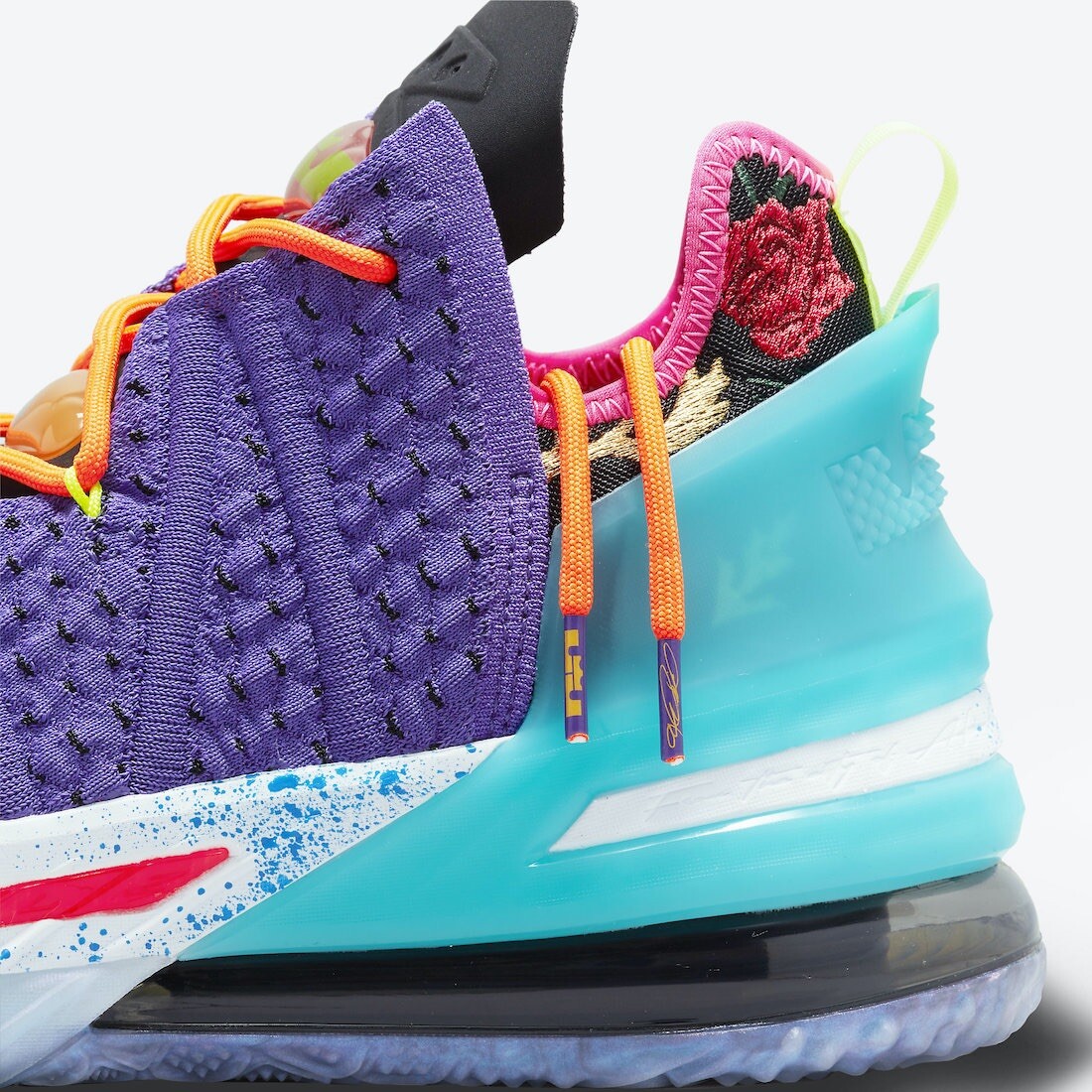 NIKE LEBRON 18 BEST 10-18 PSYCHIC PURPLE BASKETBALL SHOES
