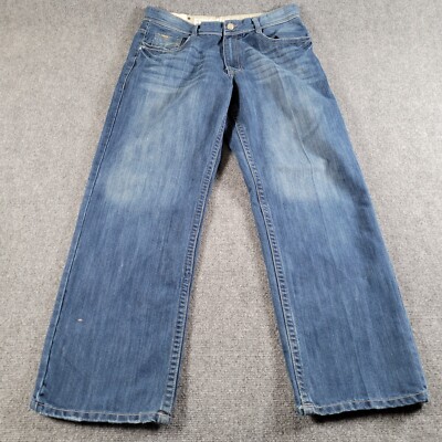 Ecko Unltd Jeans Men's (Label 36x30) Wide Leg Baggy Medium Wash Cotton Blend Y2K