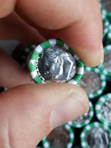 10 Rolls ($50) 10 Random Dimes in each Roll, the Rest UNC! 2020 D Roosevelt Dime - Picture 2 of 7