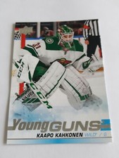 2019-2020 Upper Deck Young Guns Kaapo Kahkonen Rookie #470 Minnesota Wild NHL 