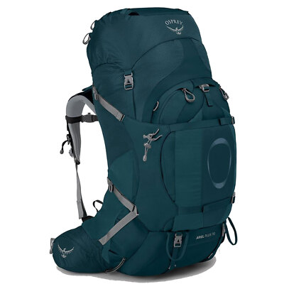Osprey Ariel Plus 70 Damen Rucksack Trekkingrucksack Touren Wanderrucksack Grün