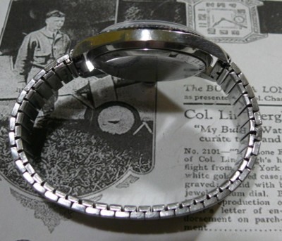 Outstanding Men's REBECCA 21 Jewels Swiss Made Date 2 Tone Wind Up