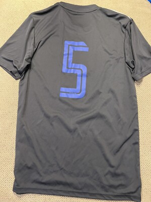 Mens Adidas Culver City football Club Team Futbol Soccer Gray Jersey Medium