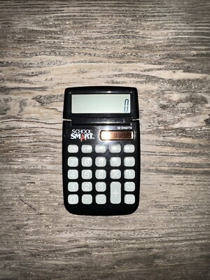 School Smart 12 Digit Calculator - Solar Powered - Working