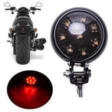 Motorcycle LED Signals Brake Stop Light Tail Light For Harley Cafe Racer Bobber
