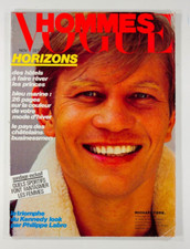 Michael York BLUE WINTER FASHION Kennedy PHILIPPE LABRO Sportswear VOGUE HOMMES