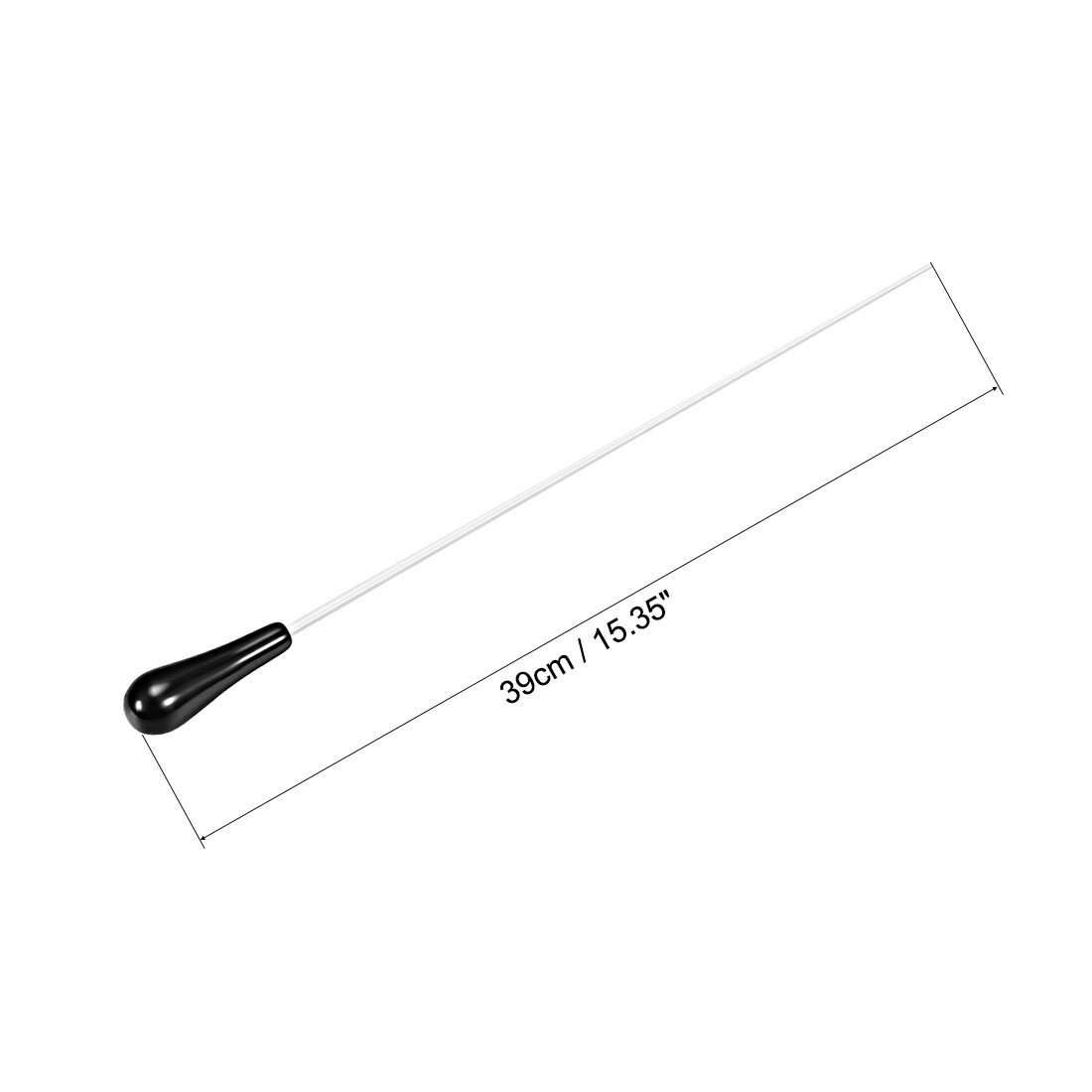 Music Conductor Baton 15.35inch Length Black Resin Handle eBay