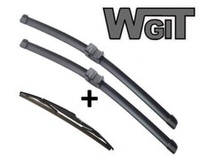 Wiper Blades Aero For SKODA Octavia WAGON 2009-2013 FRONT PAIR & REAR 3 x BLADES
