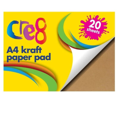 The Cre8  A4 Kraftpapier Block, 20 Blatt