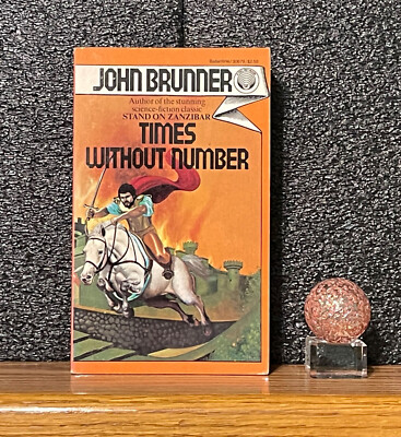 JOHN BRUNNER Times Without Number 1983 VINTAGE PB Fantasy sci-fi adventure wOw!!