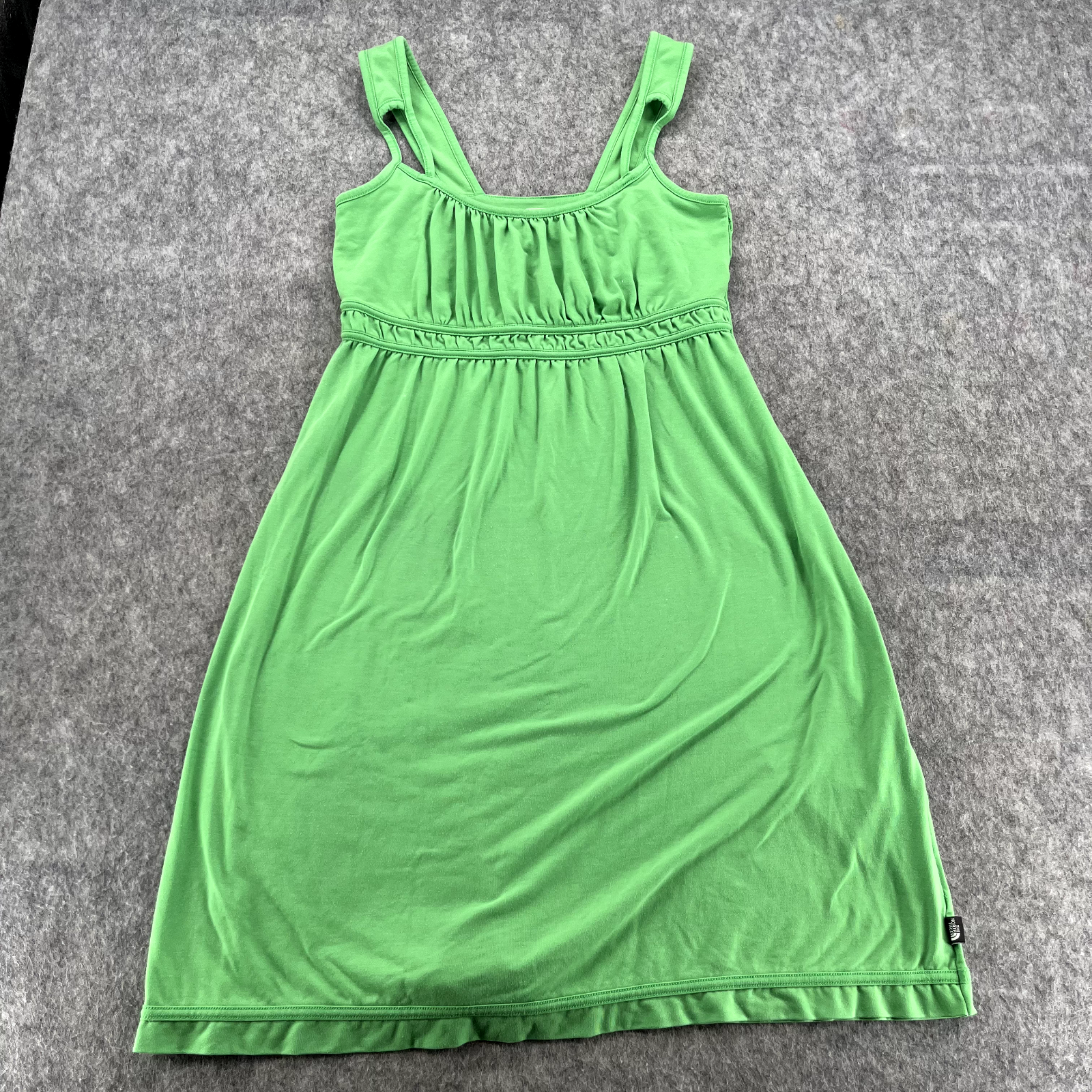 North Face Womens M Strappy Stretch Lyocell Green Hiking Dress