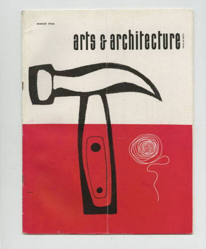 1956 Craig Ellwood CSH Nr. 17 Premiere 14 Seiten KUNST + ARCHITEKTUR Möbel  - Bild 1 von 6