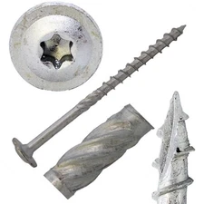 #14 x 3-1/2" Construction Lag Screws CTX Structural Timber Star Drive Type 17 Pt