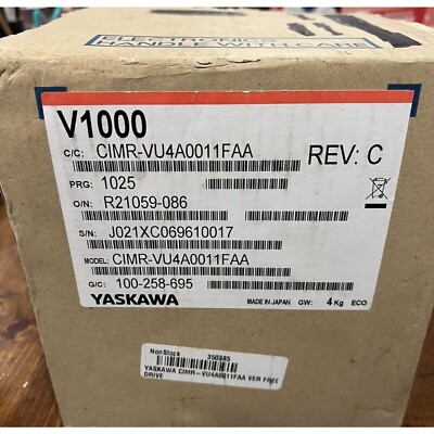 Yaskawa CIMR-VU4A0011FAA Vfd Variable Frequency Drive.