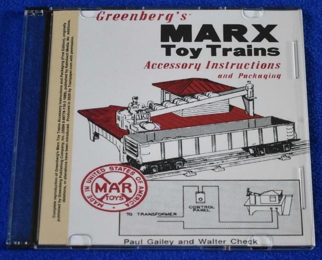 Greenberg's Marx Toy Trains Accessory Instructions and All New