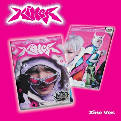 KEY 2nd Repackage Album [Killer] Zine Ver CD+P.Book+P.Card+Poster+Sticker + Gift