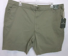 MUTUAL WEAVE CHINO BOARD SHORTS W/ DRAWSTRING Men's 48 Eldorado Sage NWT!!