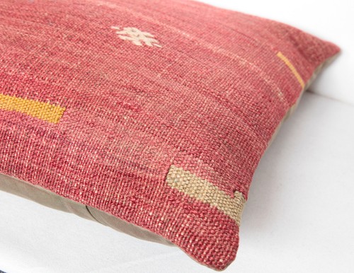 Almohada 16x16, almohada antigua, almohada Kilim, almohada desechable, almohada para el hogar, fundas de cojín - Imagen 5 de 5