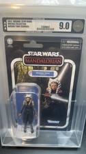 2022 STAR WARS VINTAGE COLLECTION AHSOKA TANO  CORVUS  VC222 AFA 9.0 Graded MOC