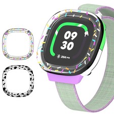 2 Pack Edge Protector with Fitbit Google Ace LTE , Cute Cartoon Protective Ca...