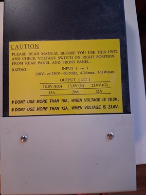 digitrax power supply and command station.