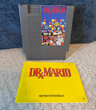 Dr. Mario - with Manual (Nintendo Entertainment System) Tested and Working!