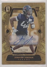 2024 Panini Gold Standard Rookies Auto /299 Jawhar Jordan #182 Rookie Auto RC