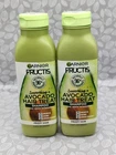 Garnier Fructis Smoothing + Avocado Hair Treat Shampoo 11.8 Fl. Oz. Pack Of 2