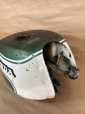1973 Honda CL175 Gas TANK FUEL CL 175 SCRAMBLER OEM Green Emblems