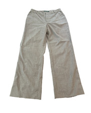 Lauren Ralph Lauren Wool Blend Womens Trousers Pants 6P Gray Wide Leg Career