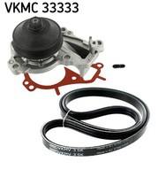 SKF Wasserpumpe + Keilrippenriemensatz Vkmc 33333 FüR Opel Corsa P2JO Crossland